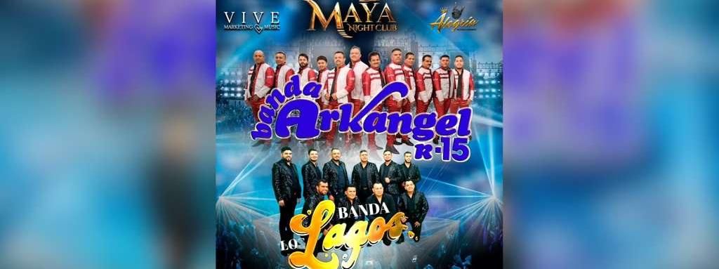 BANDA ARKANGEL R - 15 & MAS at Maya Nightclub, Redwood City on 8th ...