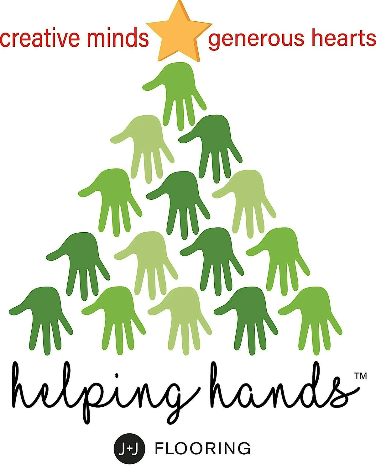 J+J Flooring Helping Hands Tree Reveal Party