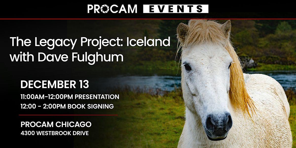 The Legacy Project: Iceland with Dave Fulghum, Presentation & Book Signing
