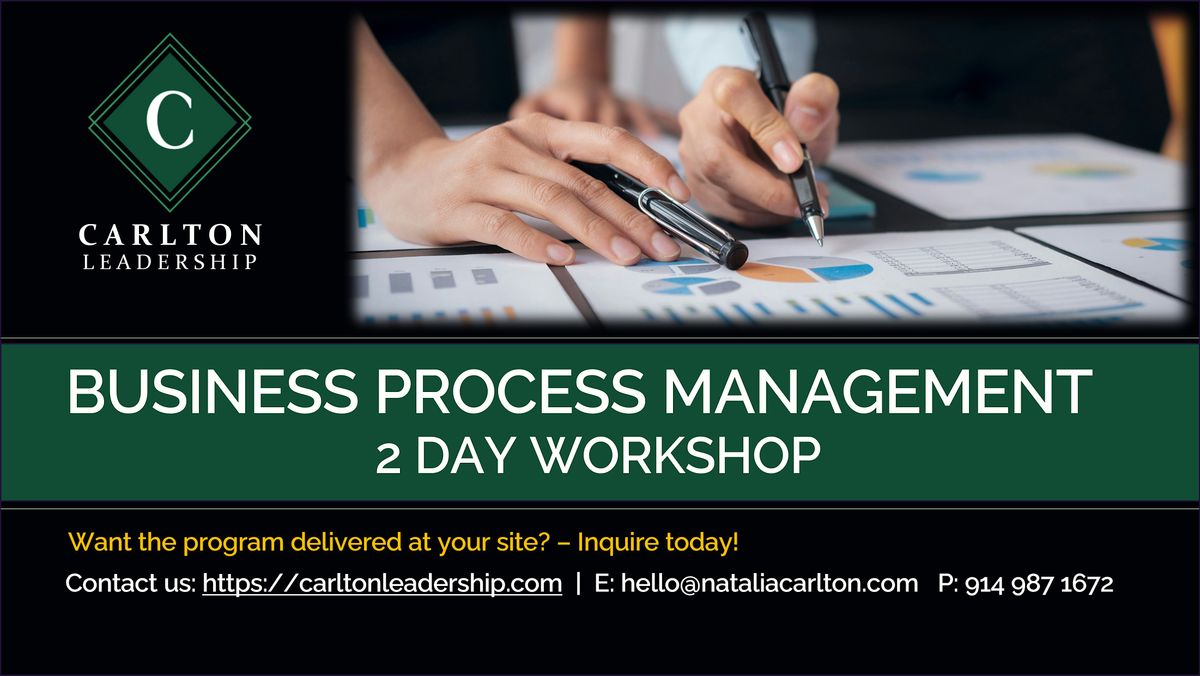 Business Process Management | January 15 - 16, 2026