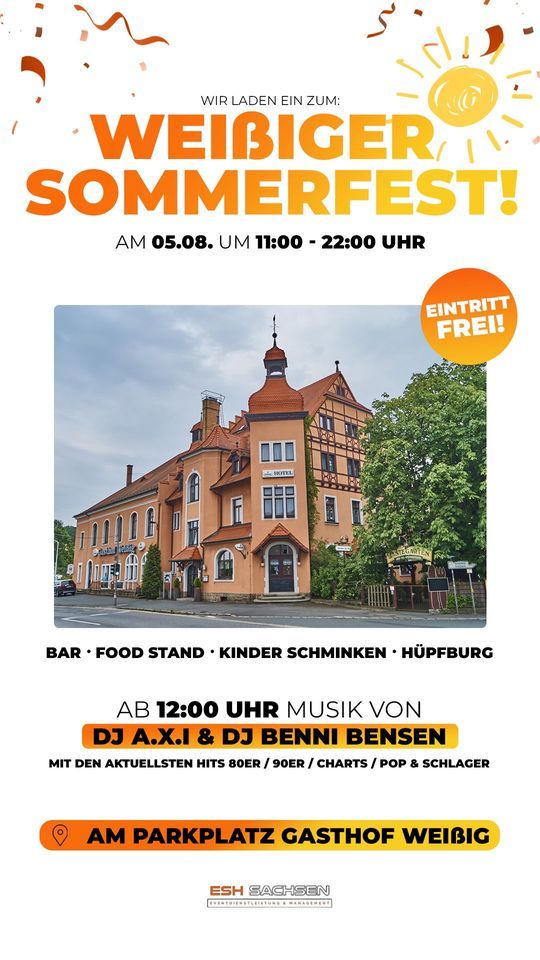 Wei\u00dfiger Sommerfest \/\/ Parkplatz Gasthof Wei\u00dfig \/\/ 11:00 Uhr 
