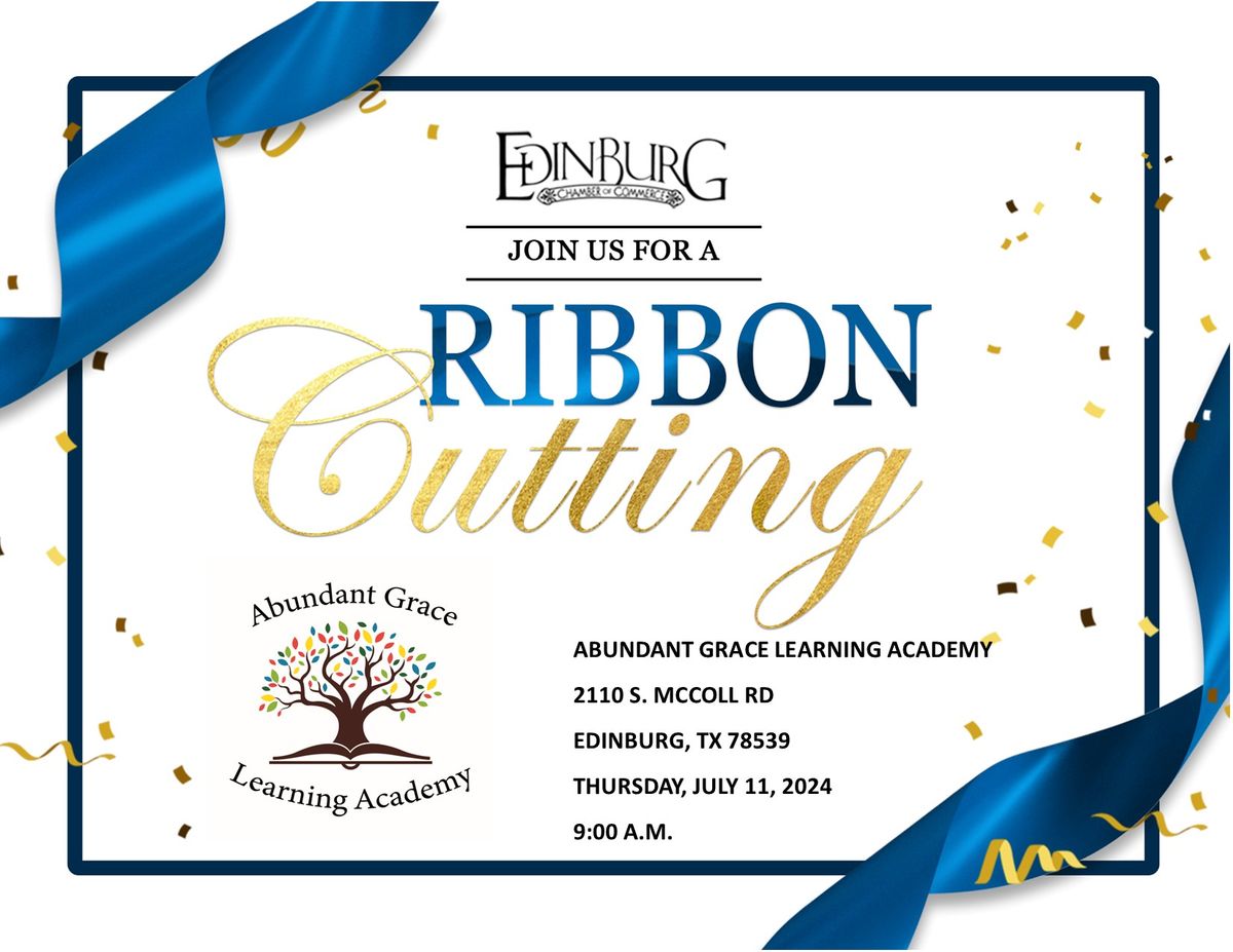 Abundant Grace Learning Center - Ribbon Cutting Ceremony | Abundant ...