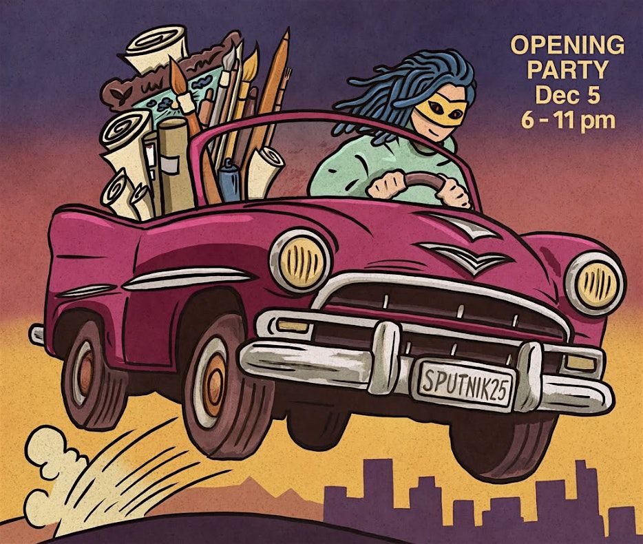 Cuban Artist The Mambi's December Art Exhibition Opening Party @ Sputnik!