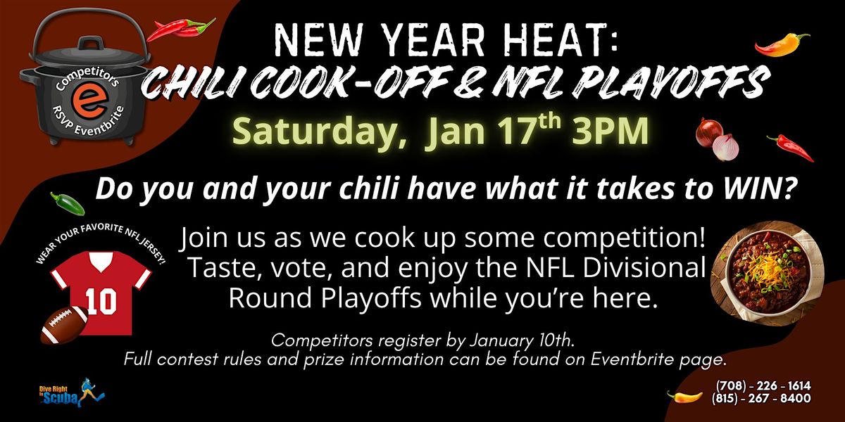 New Year Heat: Chili Cook-Off & NFL Playoffs