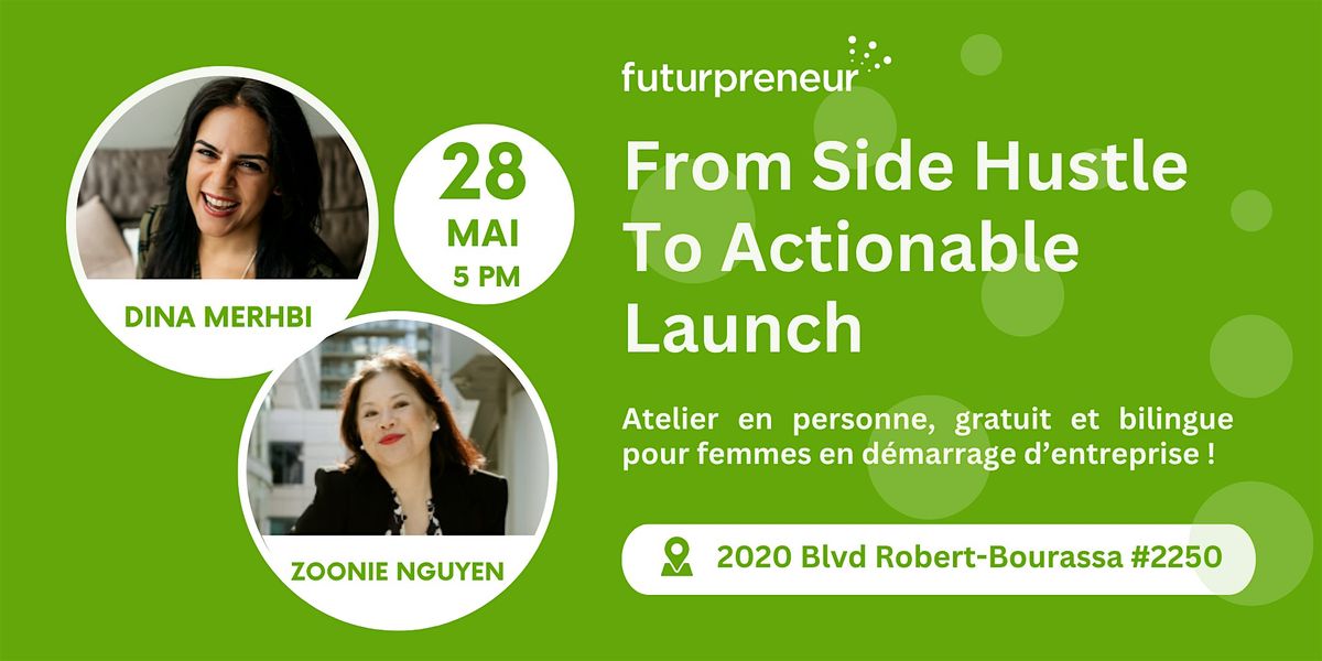 From Side Hustle to Actionable Launch