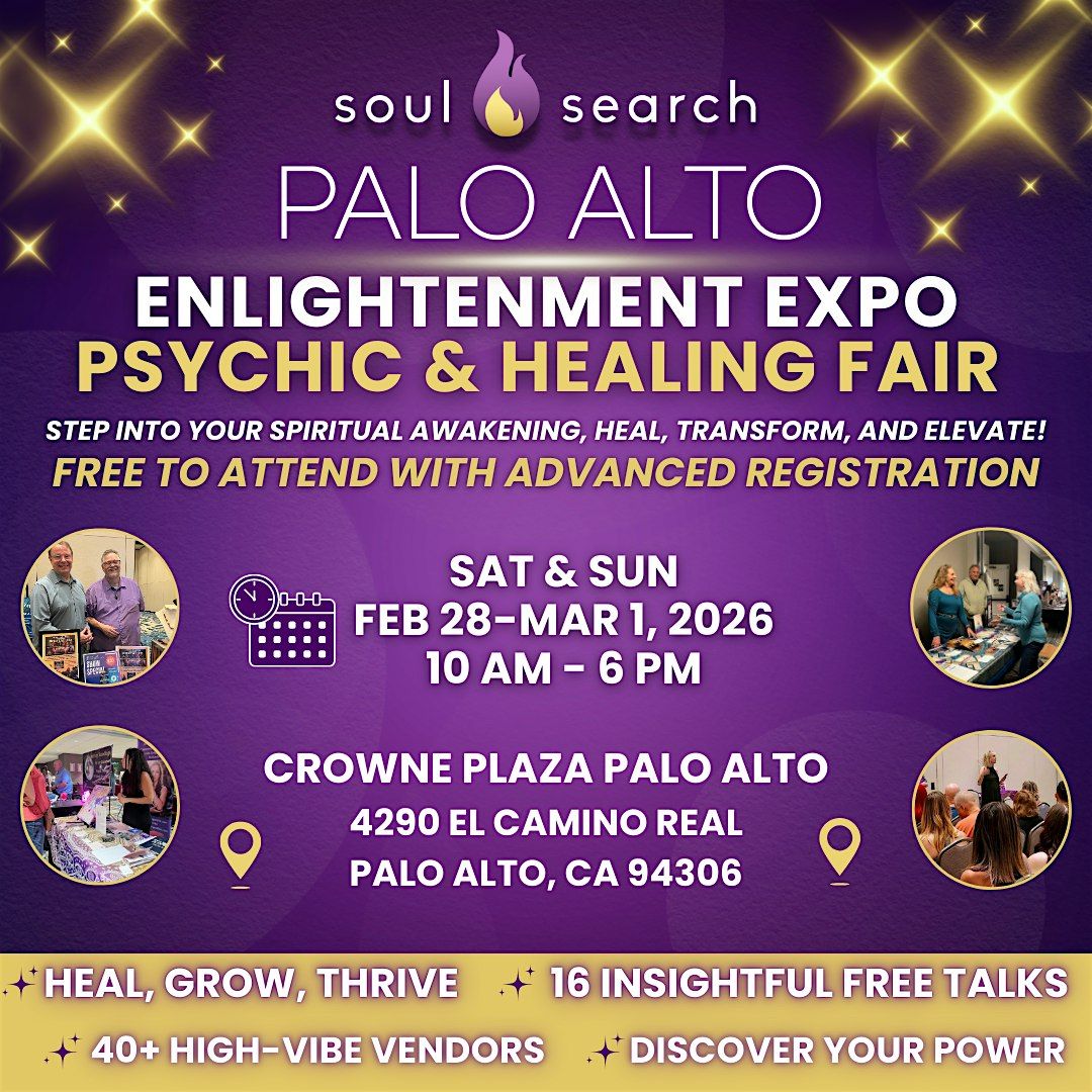 SoulSearch Palo Alto Enlightenment Expo - Psychic & Healing Fair
