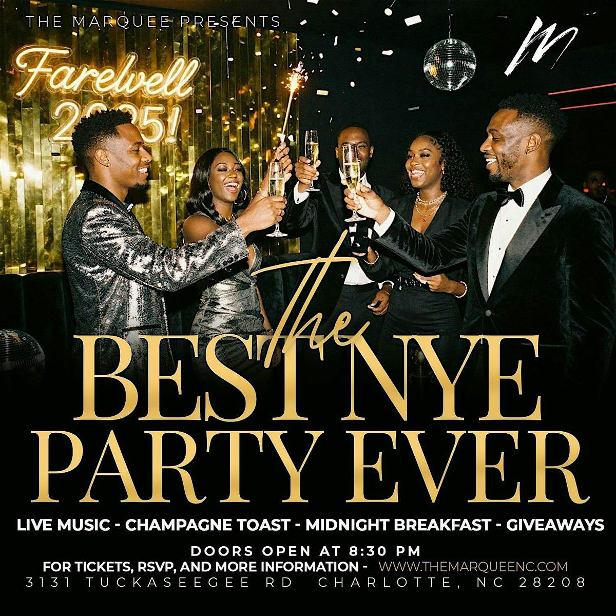 NYE 2025 Party at Marquee Charlotte