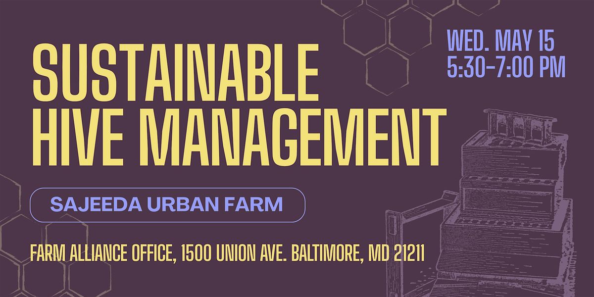 Sustainable Hive Management