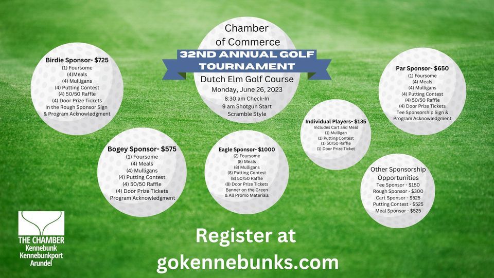 32nd Annual Golf Tournament