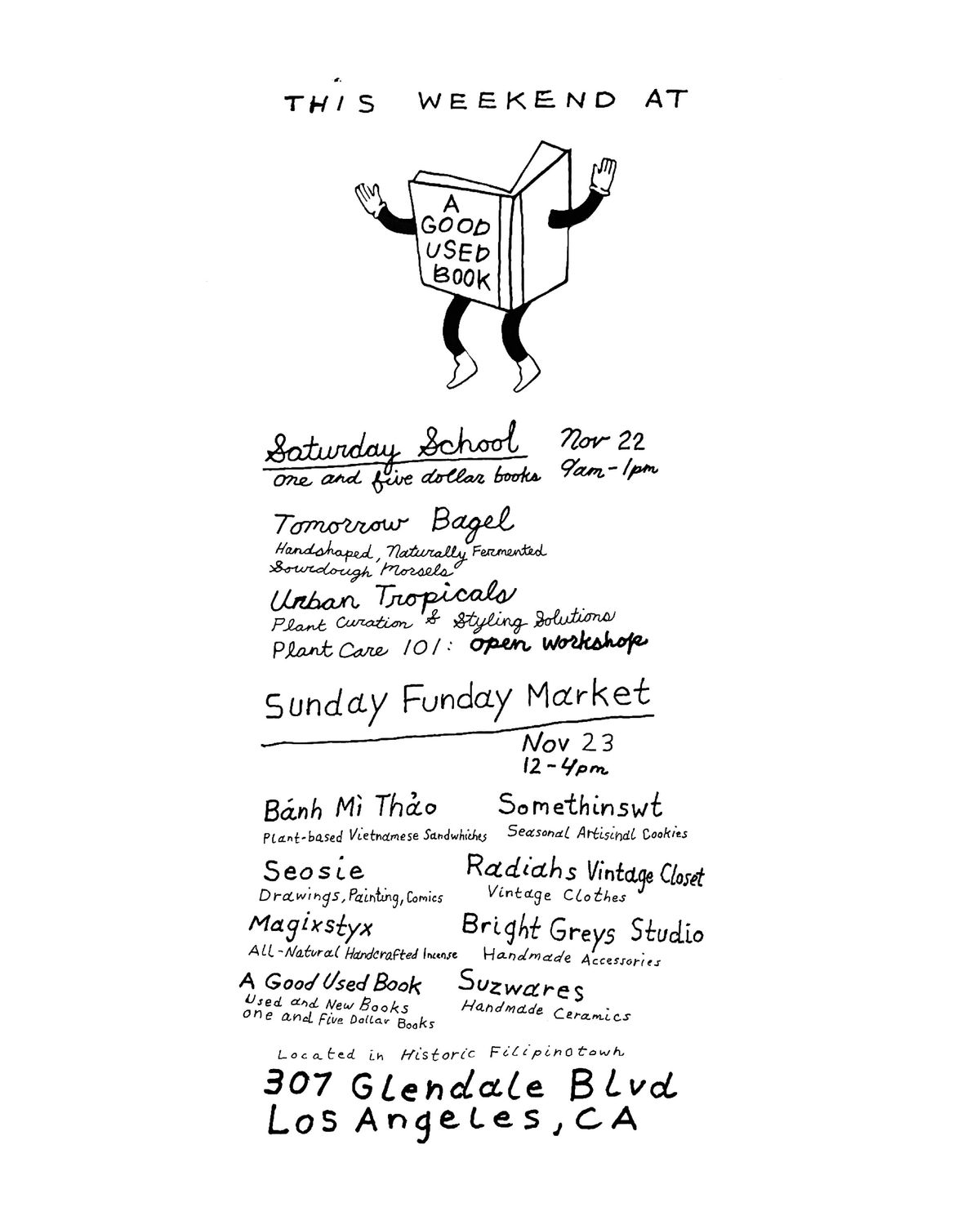 Sunday Funday Market at A Good Used Book