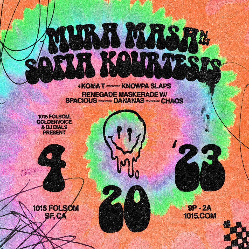 Mura Masa & Sofia Kourtesis at 1015 Folsom April 20 1015 Folsom