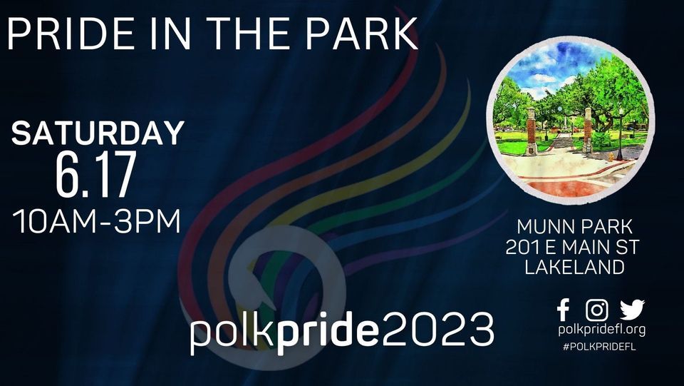 Polk Pride 2023 Pride in the Park Munn Park Historic District