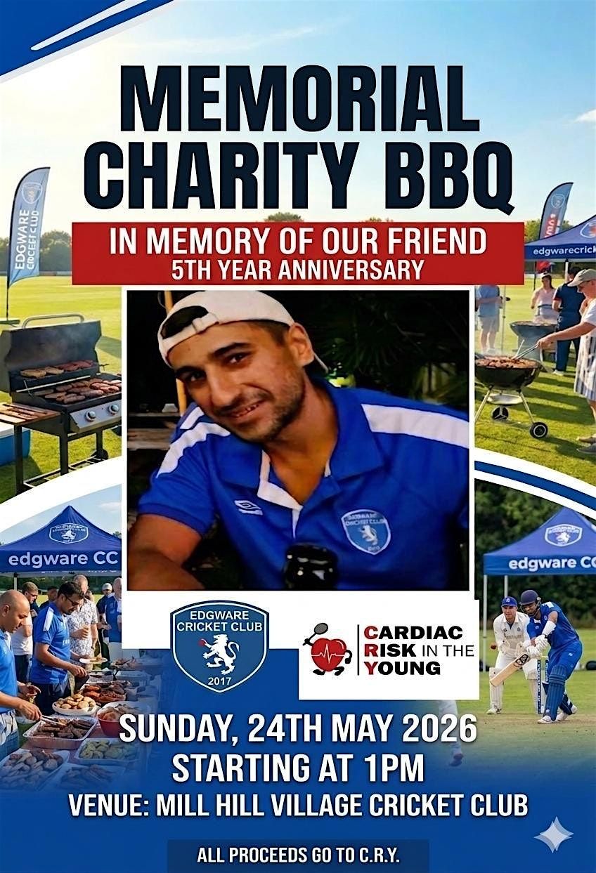 Memorial Charity BBQ for Dharmish Bhatt