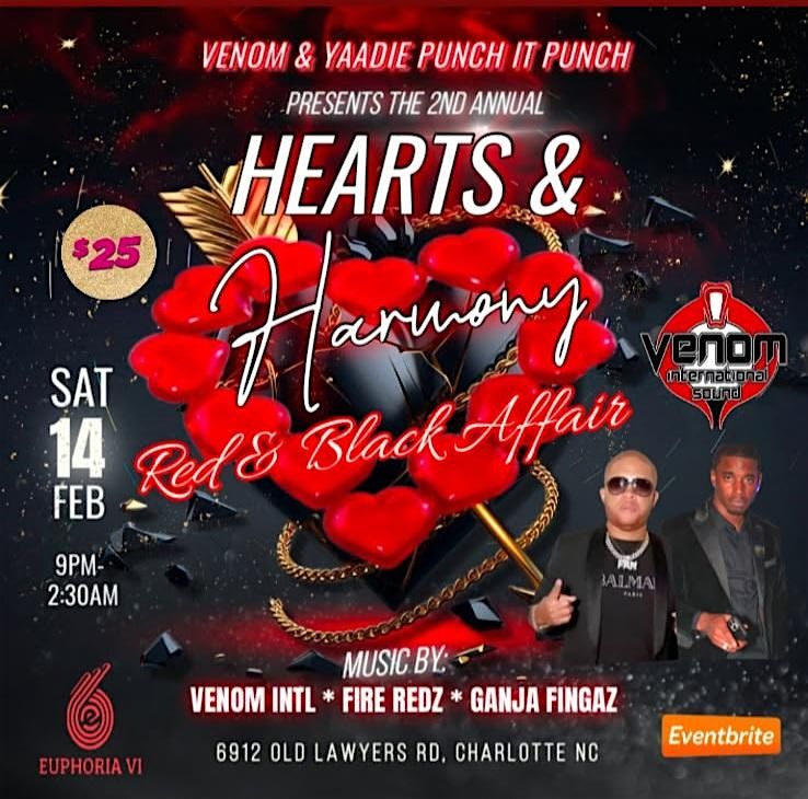 Hearts & Harmony: A Red & Black Valentine Experience