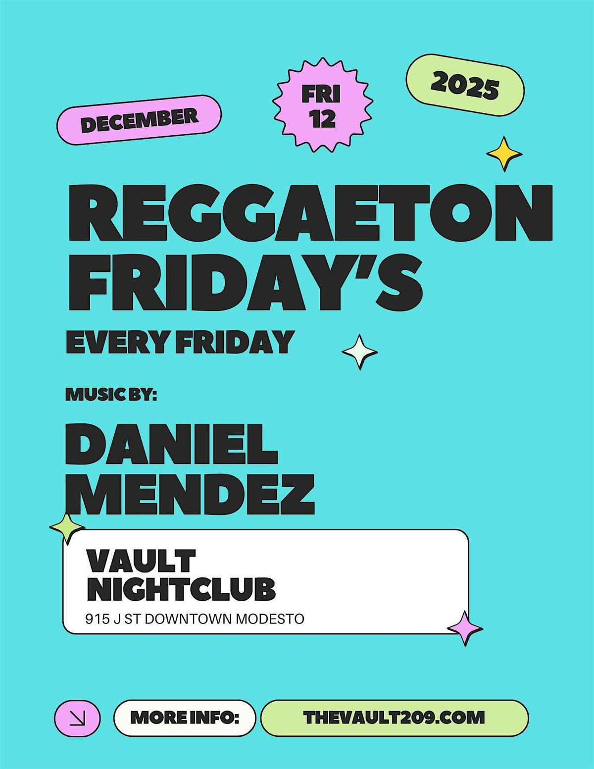 Reggaeton Modesto @ Vault Nightclub