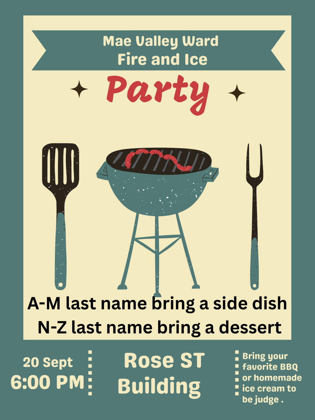 Mae Valley Ward Fire and Ice Ward Activity