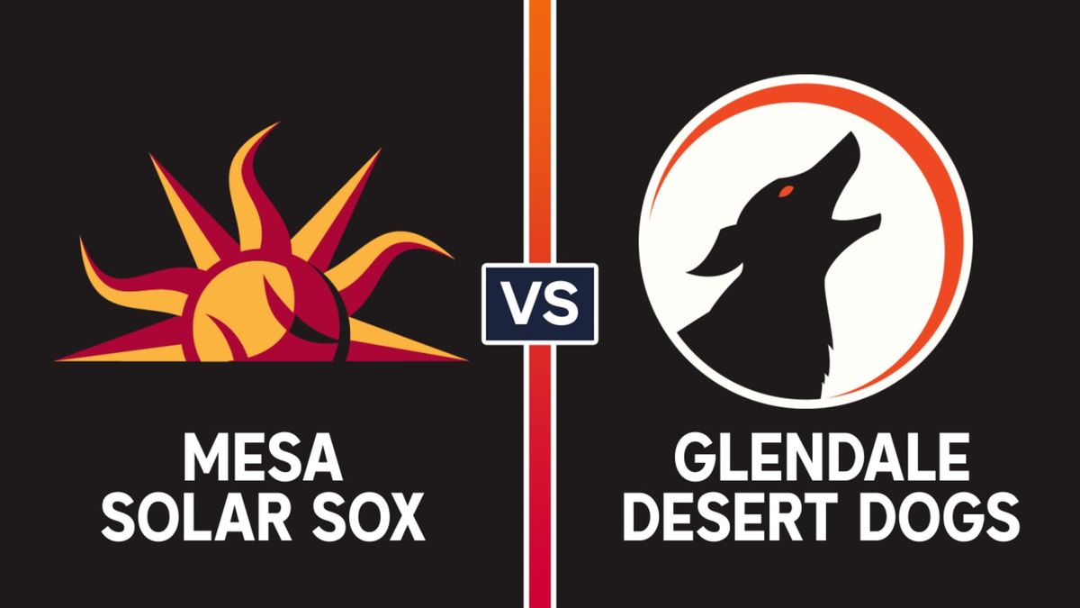Parking Glendale Desert Dogs at Mesa Solar Sox