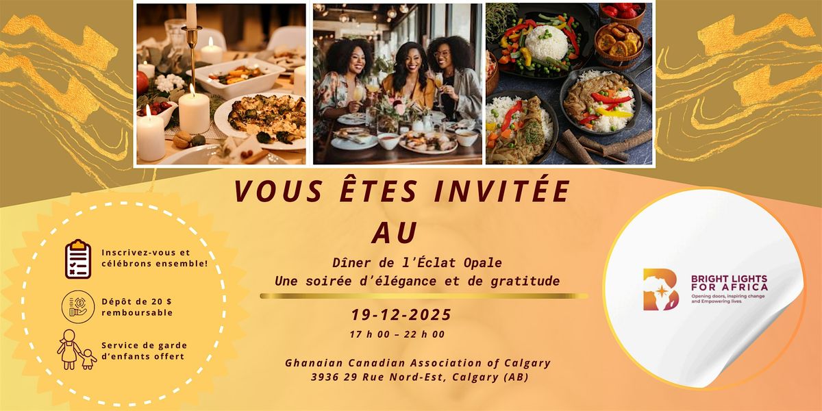 Le D\u00eener de l\u2019\u00c9clat Opale | The Opal Radiance Dinner