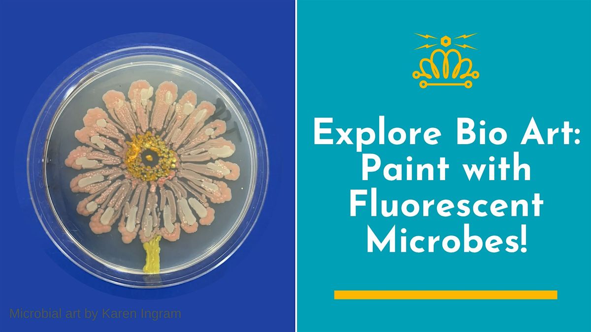 Explore Bio Art: Paint with Fluorescent Microbes!