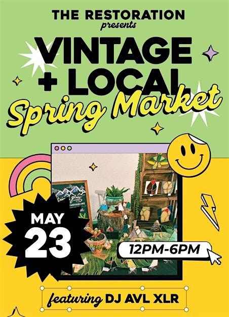 The Restoration Vintage + Local Spring Market Vendor Sign up