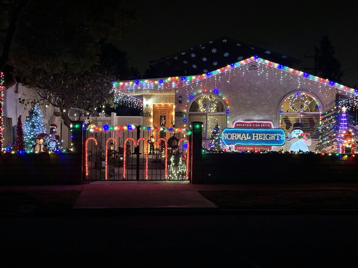 2025 Normal Heights Holiday Party & Lights Tour
