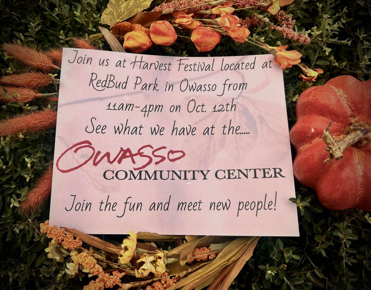 Harvest Festival Redbud Festival Park, Owasso, OK October 12, 2024