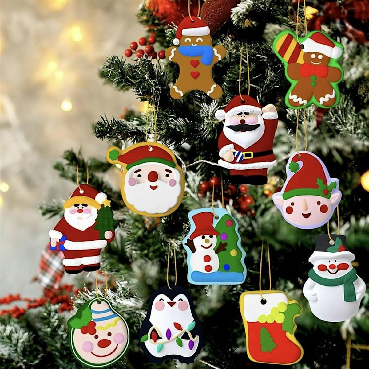 South Charleston Farmers Market Christmas Ornament Making