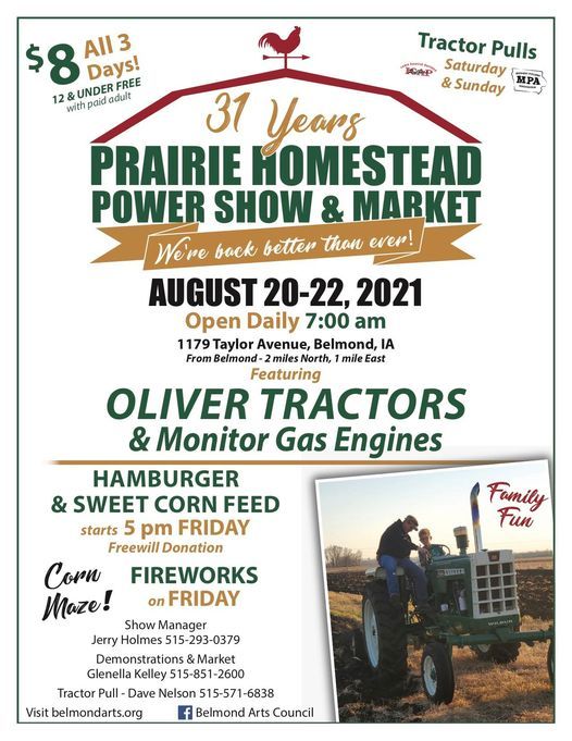 Prairie Homestead Antique Power Show and Market