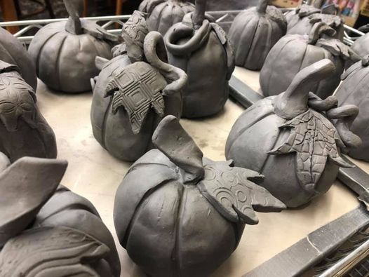 1 pm - 3 pm Kid's Clay Pumpkin Making