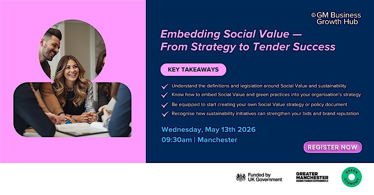 Embedding Social Value - From Strategy to Tender Success