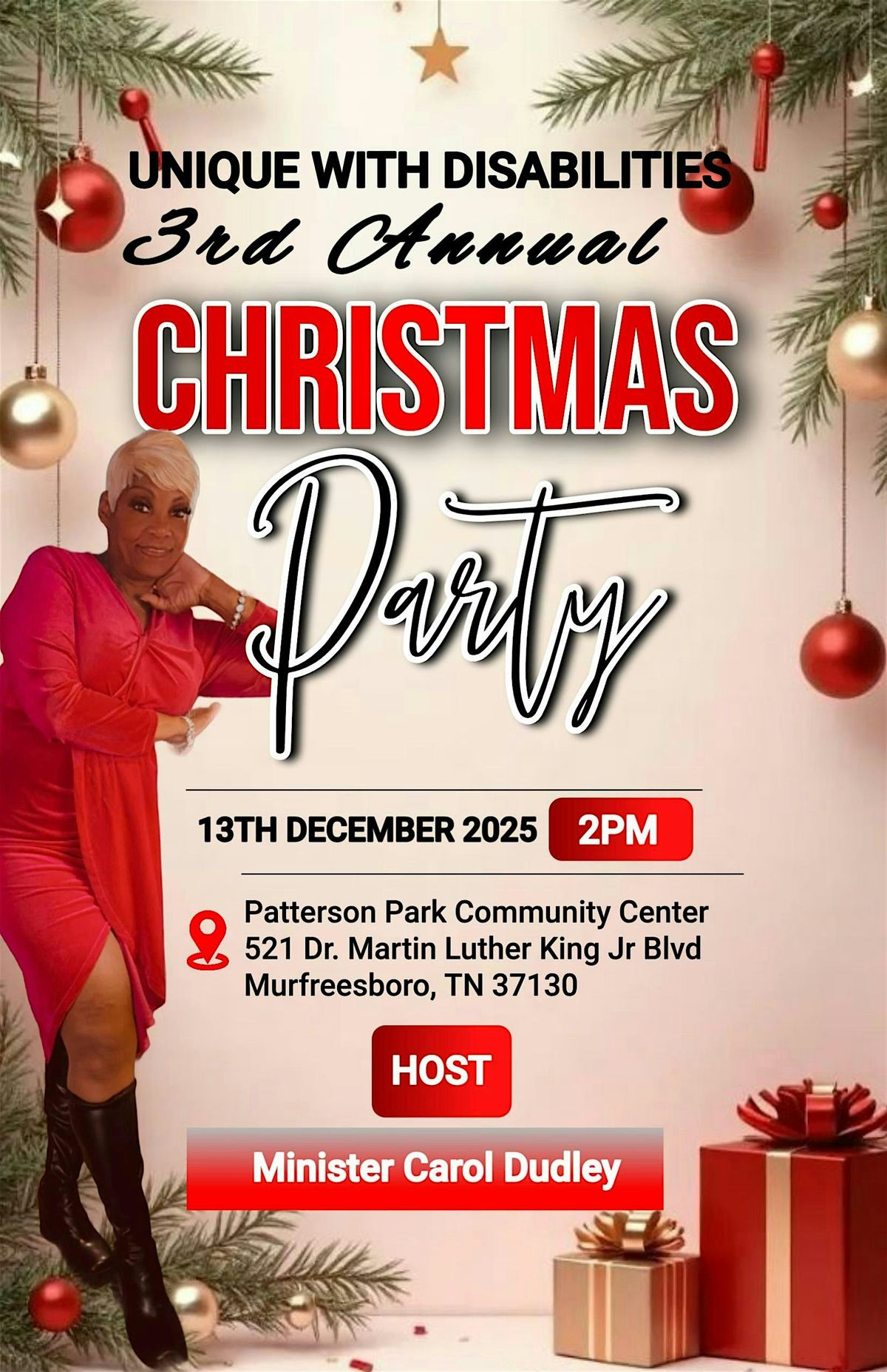 Unique with Disabilities 3rd Annual Christmas Party