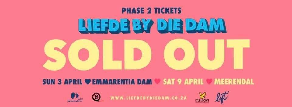 Liefde By Die Dam Cape Town SOLD-OUT