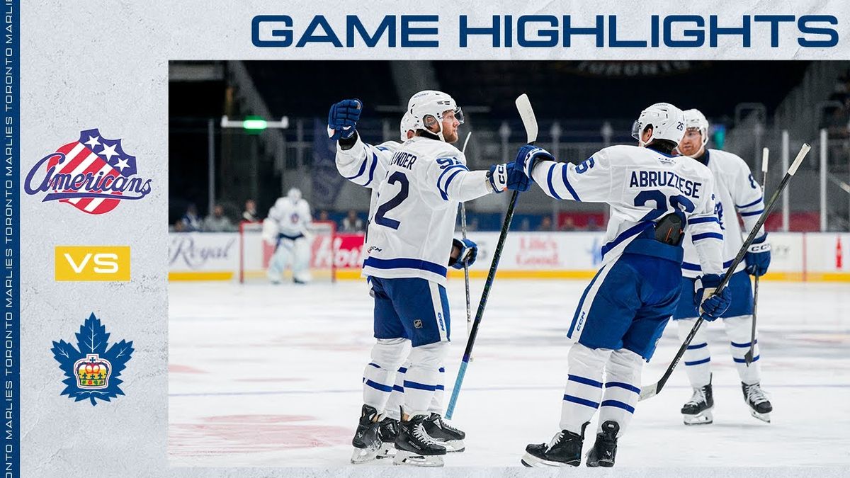 Toronto Marlies vs. Laval Rocket