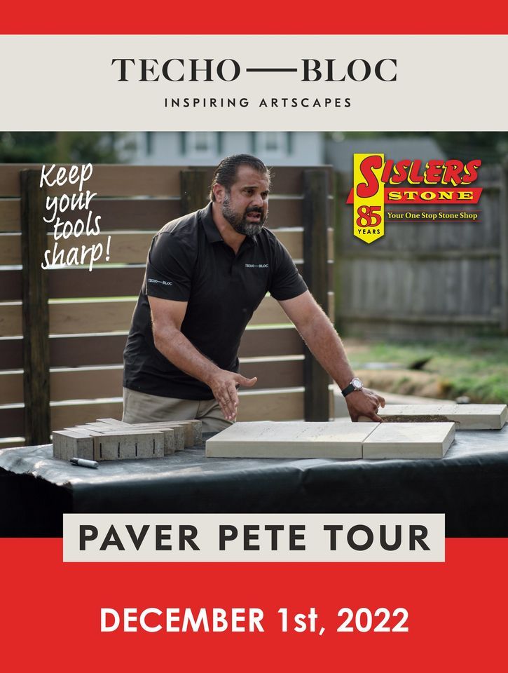 TechoBloc Job Estimating with Paver Pete! American Legion Post 130