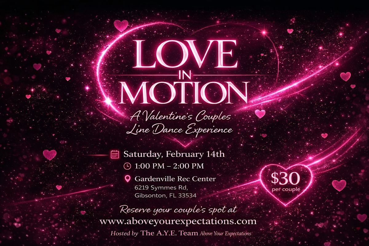 Love In Motion: A Valentines Couple Line Dance Experience at ...