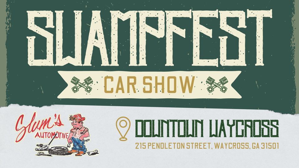 3rd Annual Swampfest Car Show Downtown Waycross Historic District