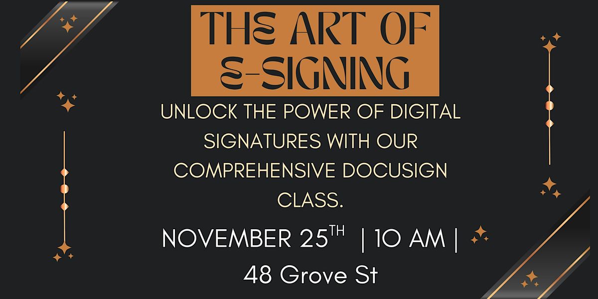 The Art of E-Signing