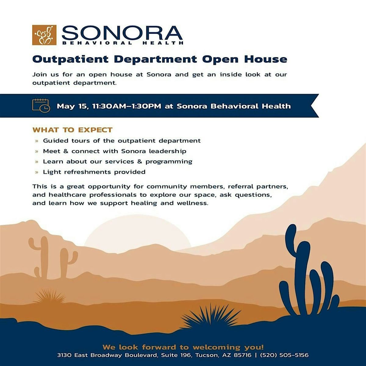 Sonora Outpatient Open House