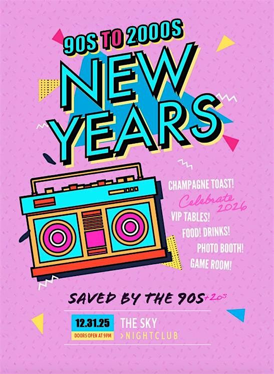 90s to 2000s NYE 2026
