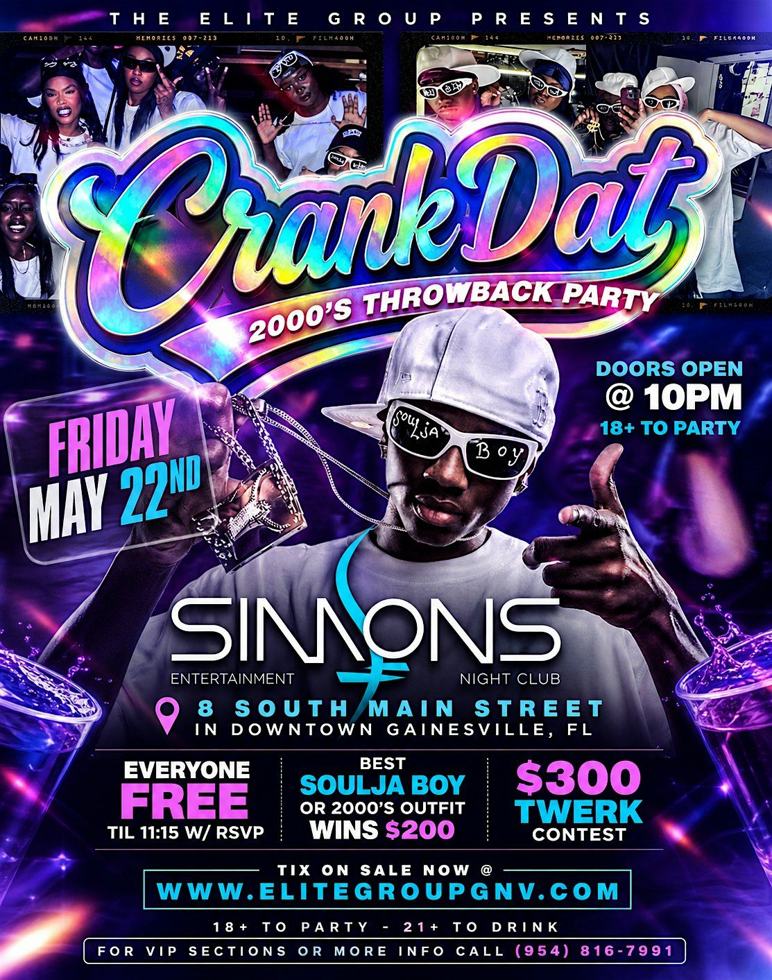 CRANK DAT\u2026 SOULJA BOY THEMED 2000\u2019S THROWBACK PARTY
