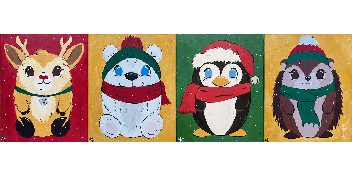Holiday Cuties - Paint and Sip in Austin | Classpop!\u2122