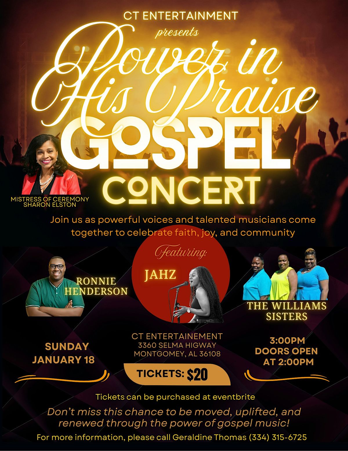 Power In His Name Gospel Concert