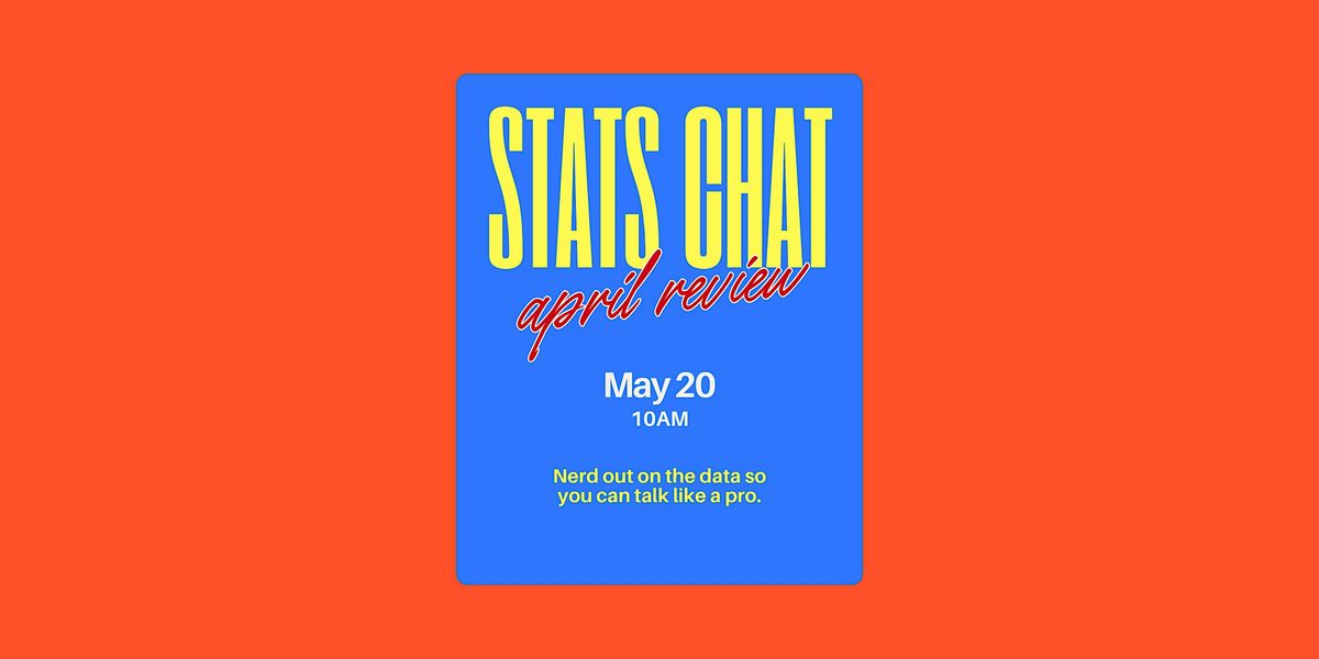 Stats Chat: April Market Reports