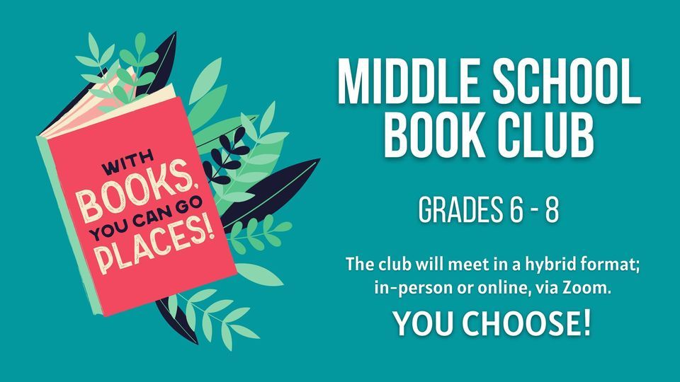 Middle School Book Club Benicia Public Library February 21 2023 middle-school-book-club-benicia-public-library-february-21-2023