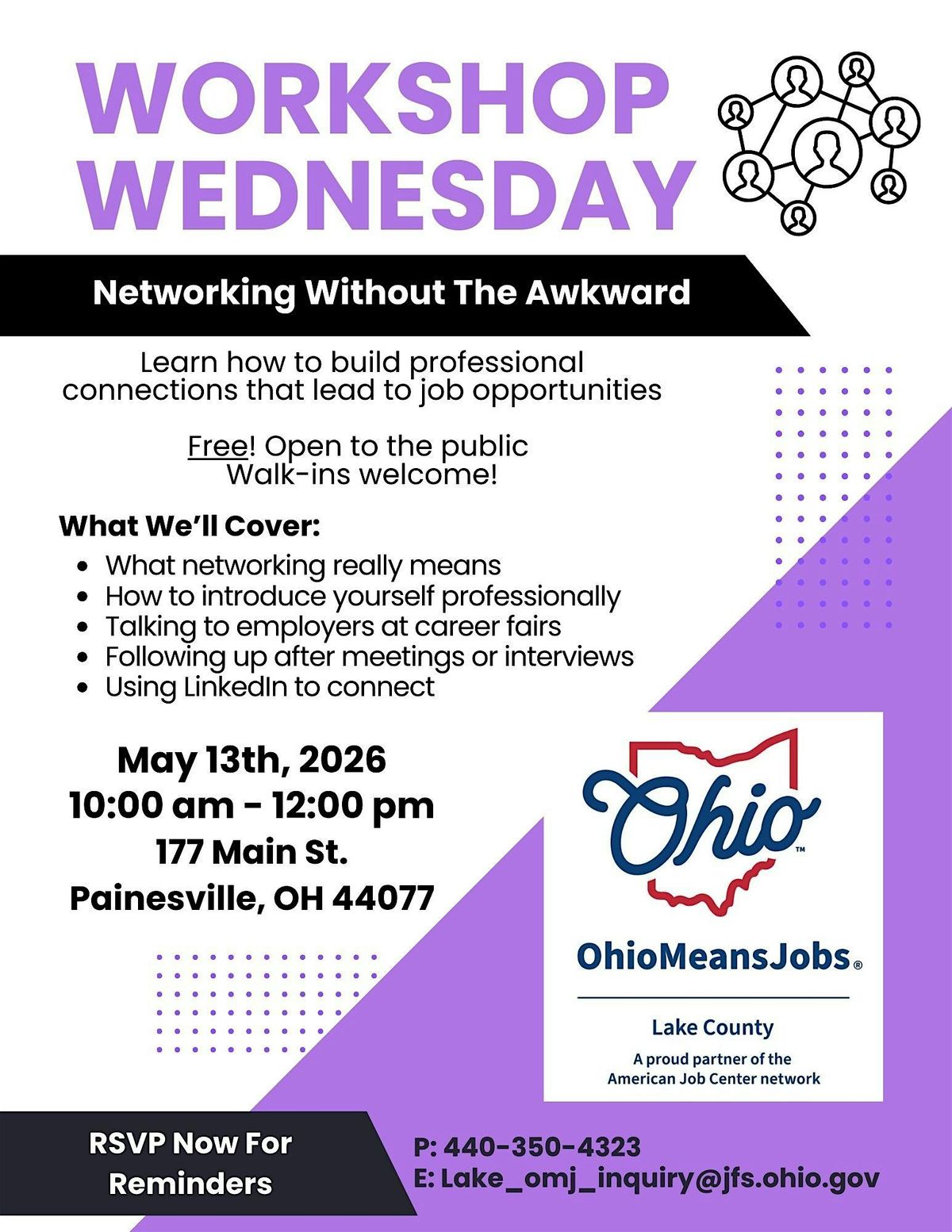 Workshop Wednesday: Networking Without The Awkward
