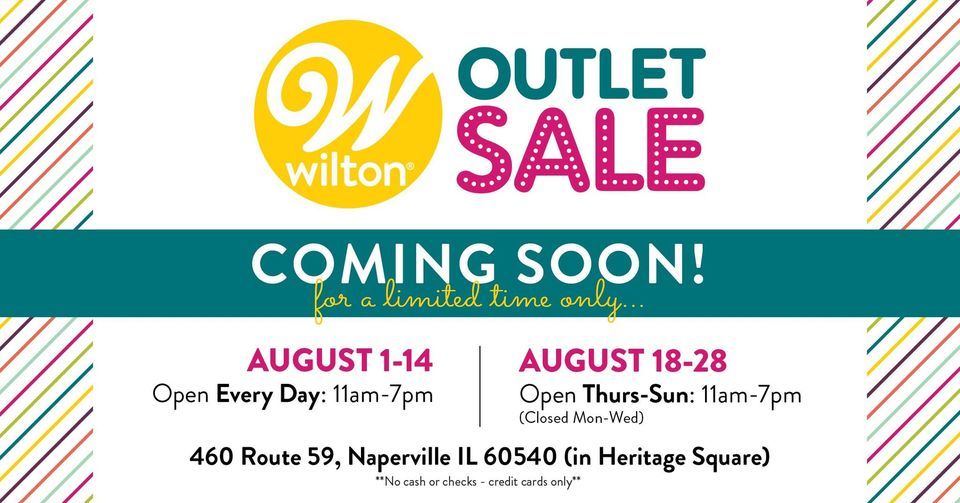Wilton 2025 Outlet Sale 460 IL59, Naperville, IL 605403915, United