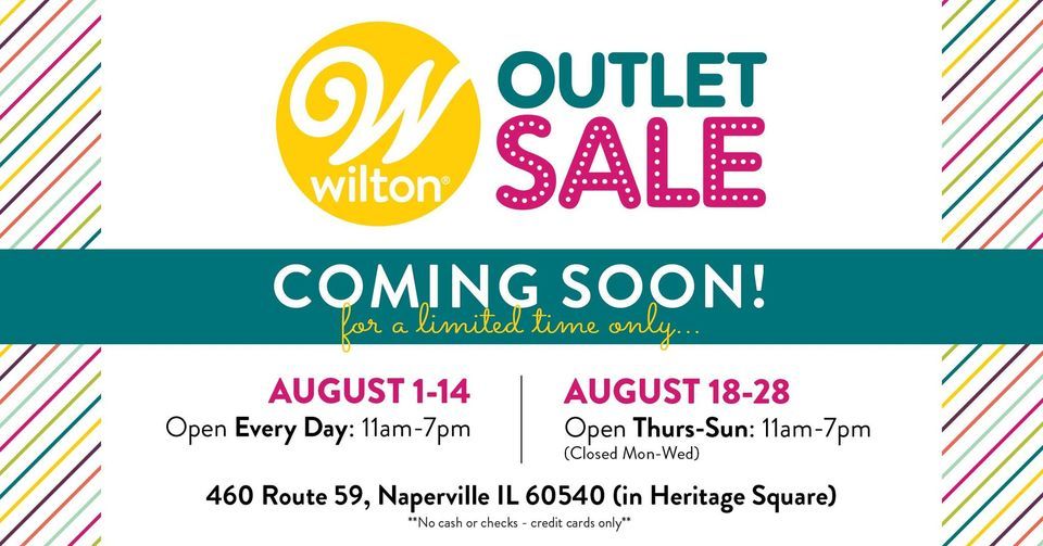 Wilton 2022 Outlet Sale 460 IL59, Naperville, IL 605403915, United