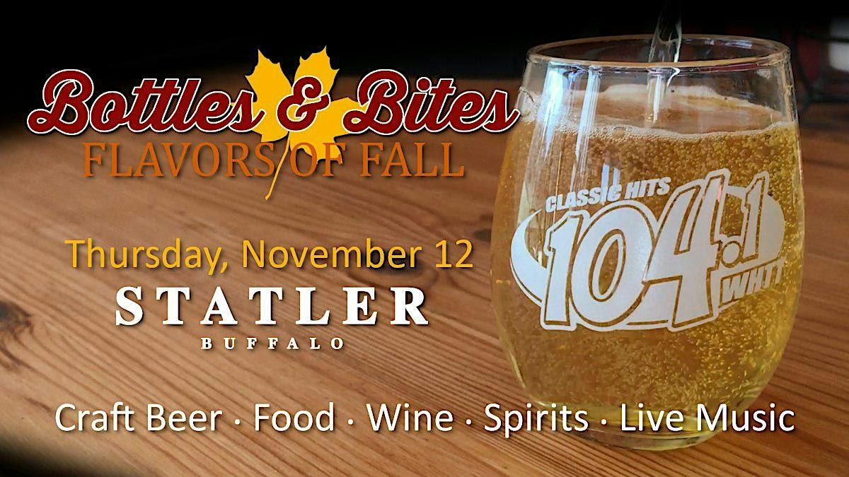 Cooking Bison Bottles & Bites: Flavors of Fall at Statler Buffalo on 12th November, 2026