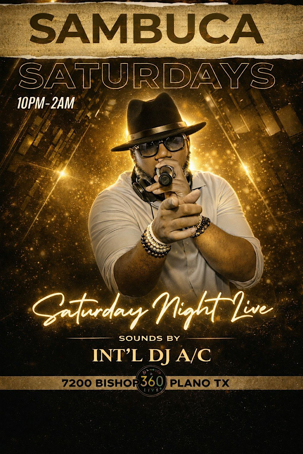 SATURDAY NIGHT LIVE @ SAMBUCA360