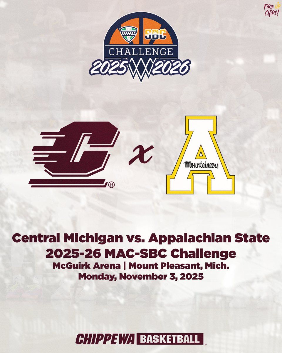 Central Michigan Chippewas vs. Appalachian State Mountaineers